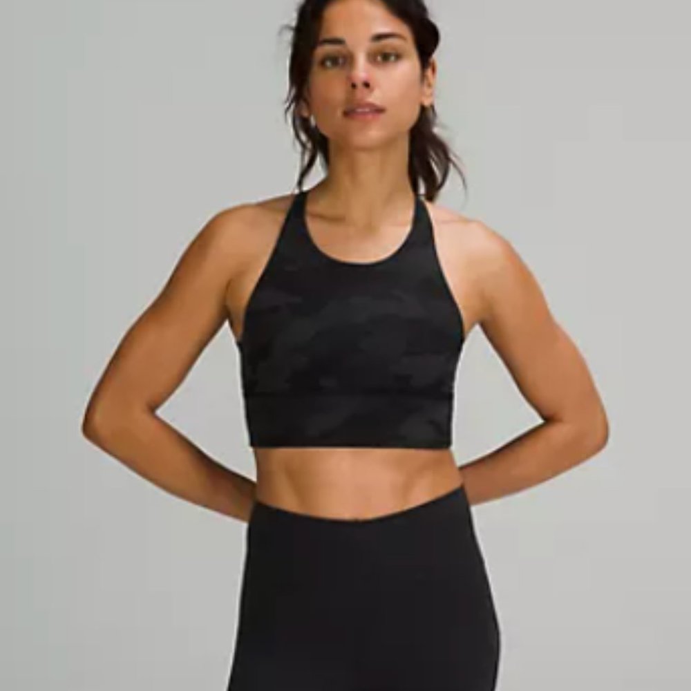 LIKE NEW - Lululemon Free to Be High-Neck Longline Bra